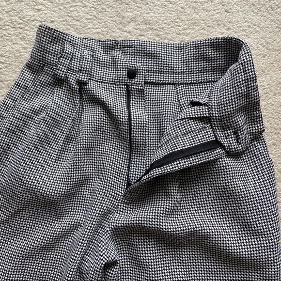 VINTAGE HOUNDSTOOTH PLEATED TROUSERS - Picture 5 of 15